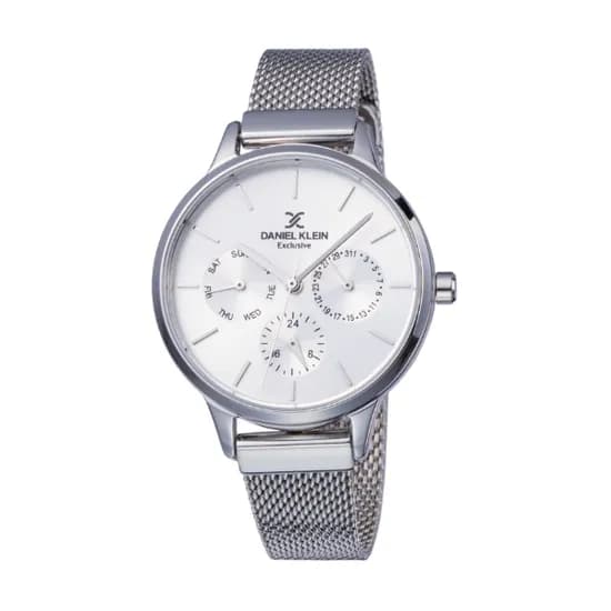 Relógio Analógico Feminino Daniel Klein Exclusive DK12029-1 - Prata