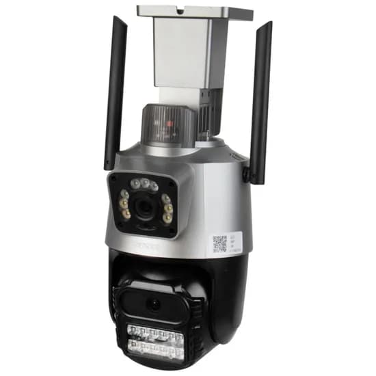 Câmera IP Sate A-CAM009D Wi-Fi Dual Lens 4MP - Gray