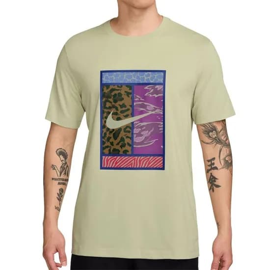 Remera Nike Nikecourt Dryfit Tee Verde
