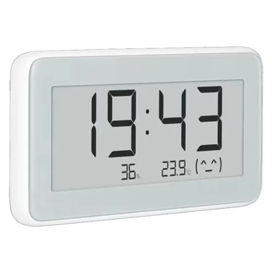 Sensor de Temperatura e Umidade Xiaomi BHR5435GL Relógio - Branco