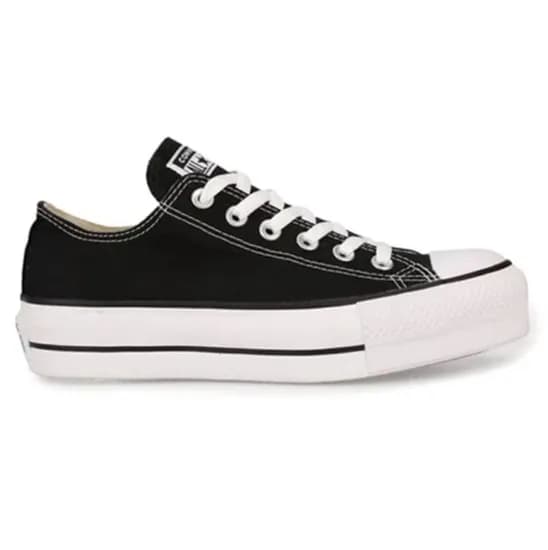 Calzado Converse Plataforma Alta Lift Ox Negro Tela 166585C