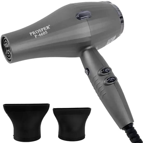 Secador de Cabelo Prosper P-6605 8.000 Watts 110V - 120 V~ 50/60 HZ - Cinza