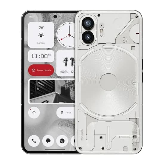 Celular Smartphone Nothing Phone 2 A065 / 5G / Dual Sim / 6.7" / 12GB / 256GB - Branco
