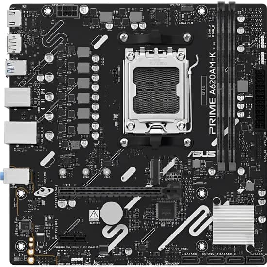 Placa-Mãe Asus Prime A620AM-K AM5 DDR5