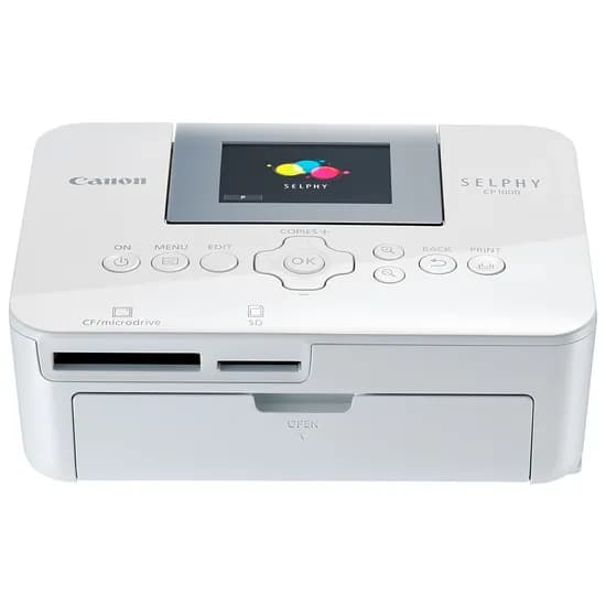Impressora Fotográfica Portátil Canon Selphy CP1000 - USB - Bivolt - Branco