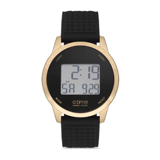 Relógio Digital Masculino Daniel Klein D:Time DK.1.12640-3 - Preto/Dourado
