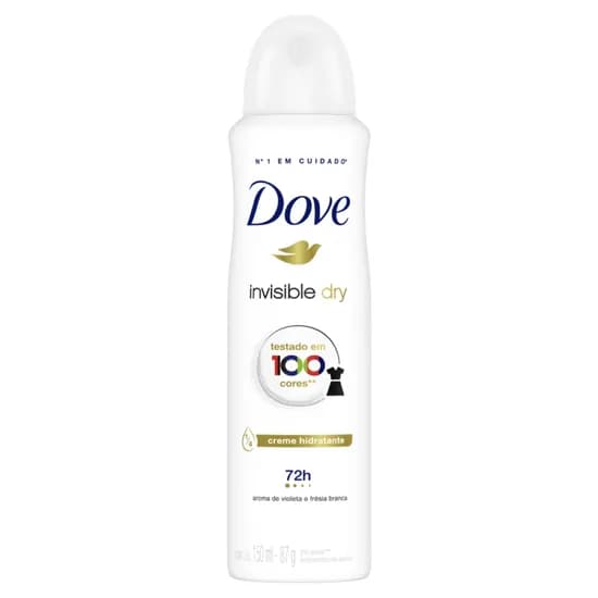 Desodorante Dove Spray Feminino Invisible DRY 150ML