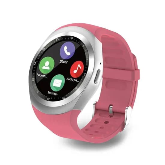 Relógio Smart Watch Redondo Rosa