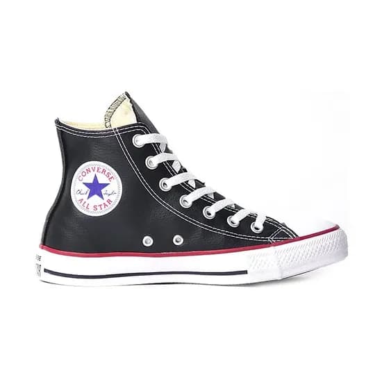 Tênis All Star Converse Chuck Taylor Cano Alto Unisex Couro Preto