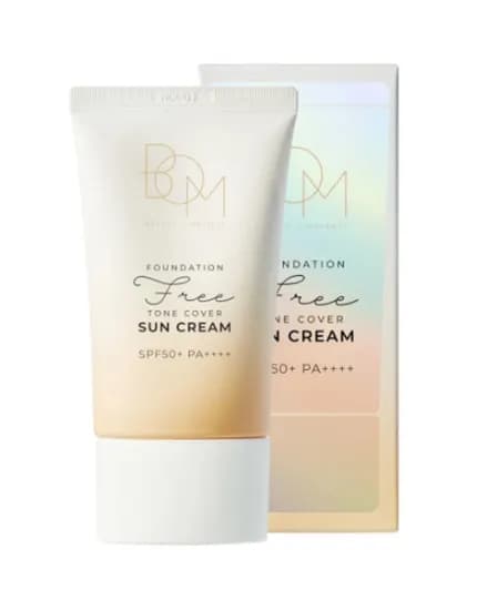 Bom Foundation Free Tone Cover Sun Cream SPF50+