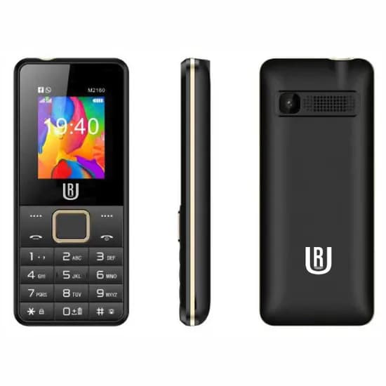 Celular Ur M2160 / 32GB / Ram 32GB / FM / Bluetooth / Lanterna / 1.77" / Camera / 1000MAH - Preto