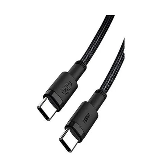 Cabo USB-C/USB-C Xo Q199 e-Mark Chip 100W - Preto