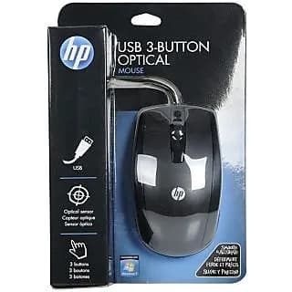 Mouse USB HP KY619AA 3 Botoes Black
