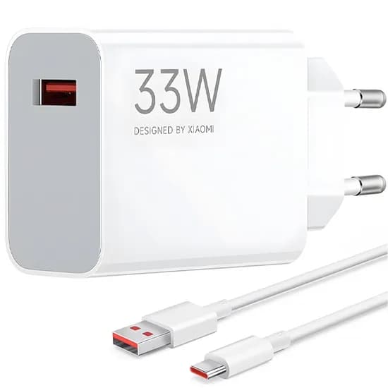 Carregador Xiaomi 33W Charging Combo MDY-16-Ef USB de 33 Watts + Cabo USB-C