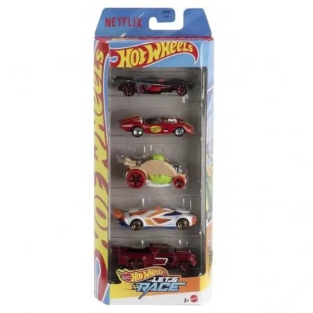Car Hot Wheels 5 Pack Let's Race JBJ79