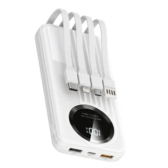 Carregador Portátil Ecopower EP-C800 12000MAH - Branco