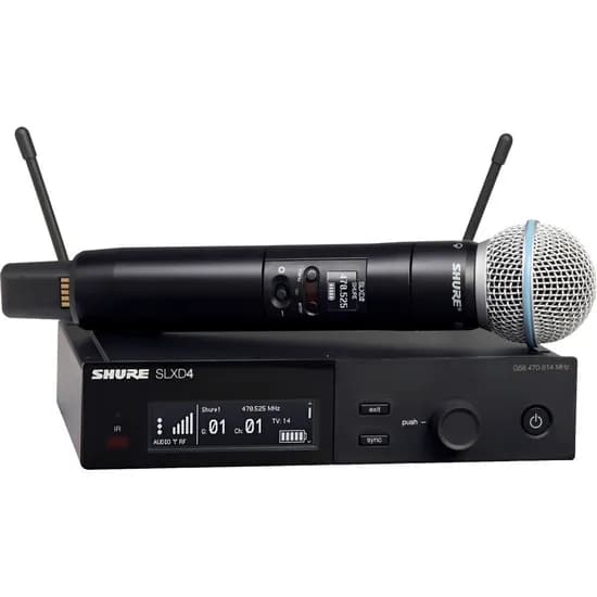 Sistema de Microfone Shure SLXD24/BETA58