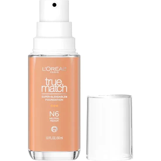 Base Líquida L’Oréal True Match Superblendable N6 Neutral Medium