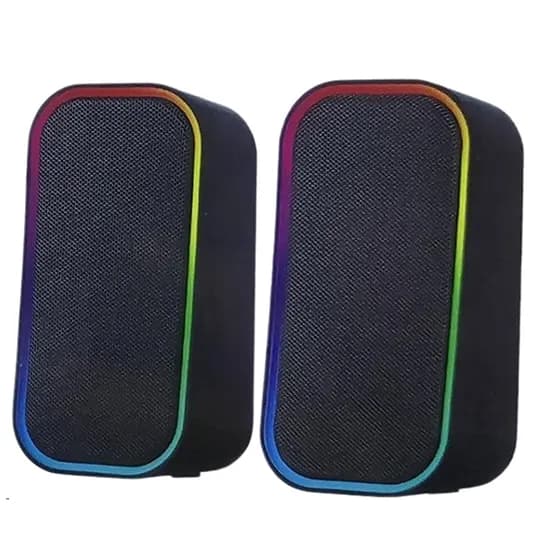 Speaker Satellite AS-92007 BT/RGB/Aux/USB- Preto