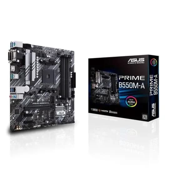 Placa Mãe AMD AM4 Asus B550M-A Prime Micro-ATX Chipset B550
