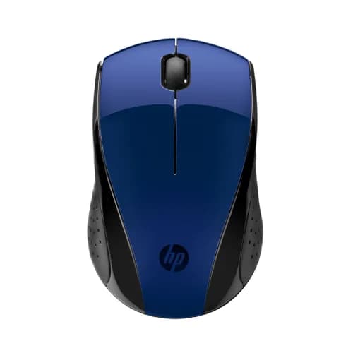 Mouse HP 220 6JA62AA-Abm Wireless/Azul e Negro