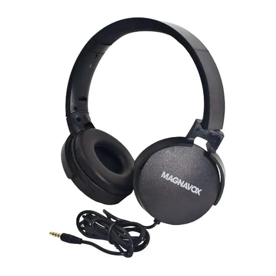 Fone Magnavox MHP5121-Mo com Fio e Microfone Cinza