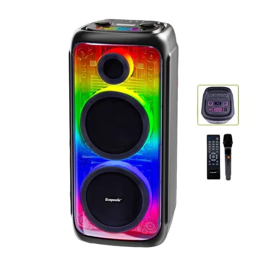 Speaker Ecopower EP-1988 / BLT/ FM/ TF/ MP3 / 8"2