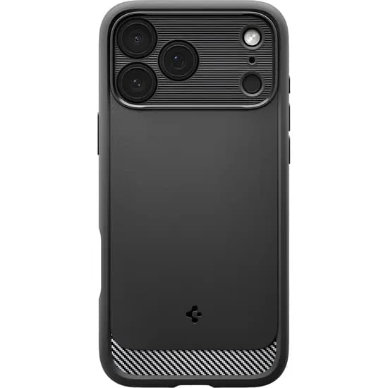 Capa Protetora Spigen Rugged Armor Magfit para iPhone 17 Pro Max - Preto Fosco (ACS09886)