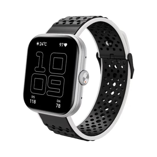 Smartwatch FTX FTXUB6M-SVBW 41MM - Prata/Preto/Branco