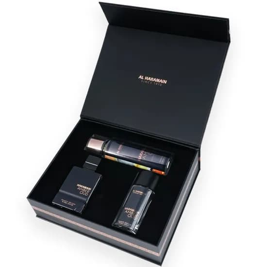 Al Haramain Amber Oud Private Edition Gift Set (Edp 75ML+Edp 30ML+Frar