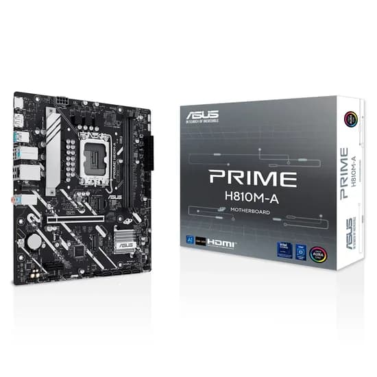 Placa Mãe Asus Prime H810M-A DDR5 Socket LGA 1851 Chipset Intel H810 Micro ATX