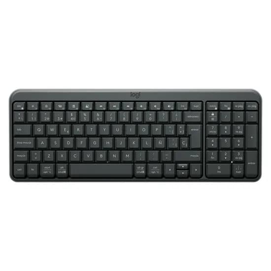 Teclado Logitech K250 920-013445 Sem Fio Espanhol - Grafite
