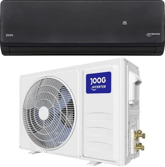 Ar Condicionado Inverter Joog INV-JGS12KB 12000BTU Q/F Wifi 220V 50/60HZ com Kit - Preto