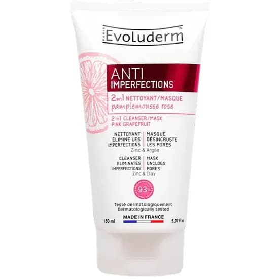 Evoluderm Mascarilla Facial Anti Imperfections 2 En 1 150ML