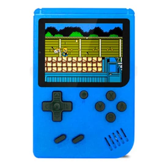 Console Game Portatil TFT Plus 8 Bit Classic / 1020MAH / Recarregavel - Azul