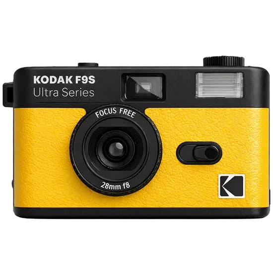 Câmera Analógica Kodak Ultra F9S - Rolo de Filme - Dark Night Yellow