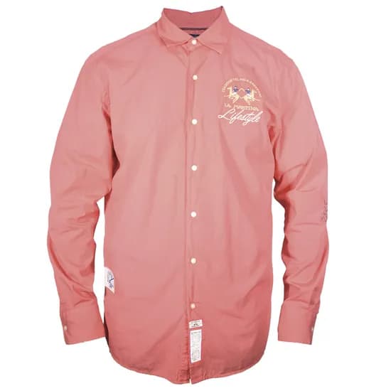 Camisa La Martina Masculino Eq.JMC603 06 - Hibiscus