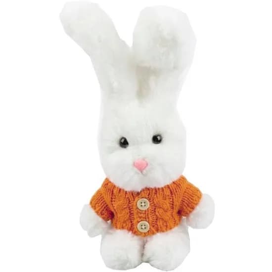 Peluche Conejo MZ-316 c/Sueter Naranja