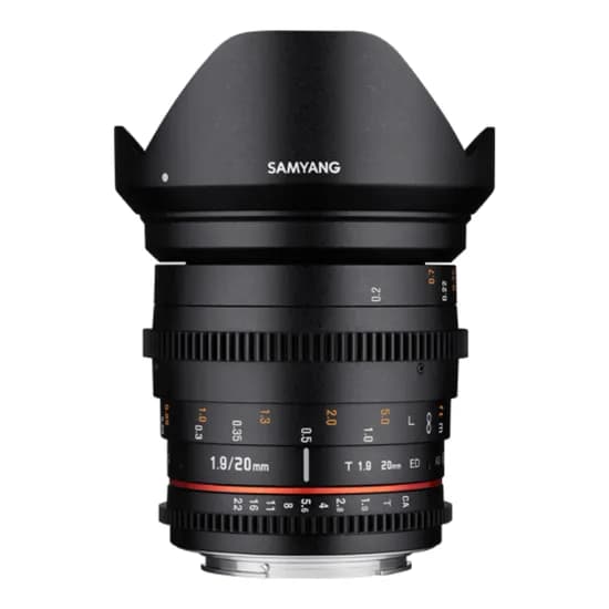 Lente Cine Samyang Sony VDSLR 20MM T/1.9 e FF