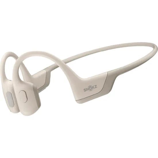 Fone de Ouvido Esportivo de Condução Óssea Shokz Openrun Pro S810 - Beige