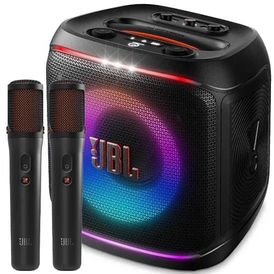 Caixa de Som JBL Partybox Encore 2 Plus 100 Watts com Bluetooth/USB-C - Preta