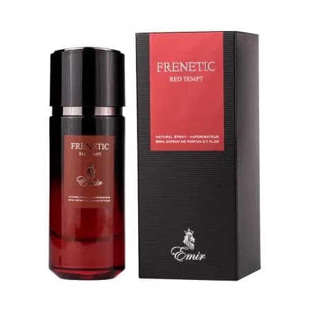Perfume Paris Corner Emir Frenetic Red Tempt Extrait de Parfum Masculino 80ML