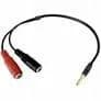 Adap. Fone 2 Jack p/ 1 Jack 3.5MM Sate HS102T