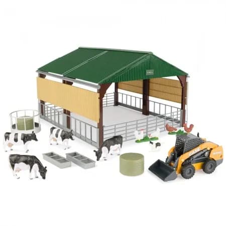 Case 1/32 Skid Steer W/Shed Playset 47251