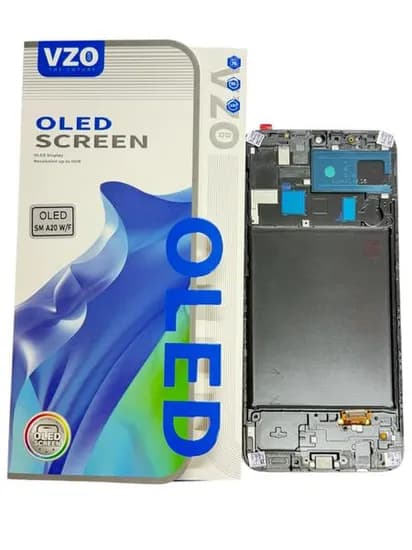 Display Vzo Samsung A20/A205 Con Aro Negro (Oled)