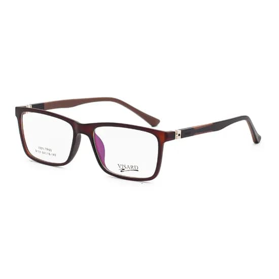 Armação para Óculos de Grau Visard 9153 C-6 Tam. 54-18-143MM - Marrom/Preto