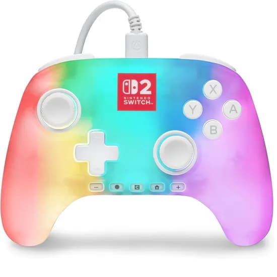 Nintendo Switch 2 Power A Controle c/Cabo Lumectra PWA-A-15291- Branco