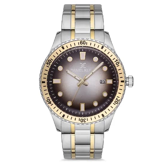 Relogio Analógico Masculino Daniel Klein DK.1.12682-6 Premium Gents / Pulseira de Aço Inoxidável - Prata/Dourado