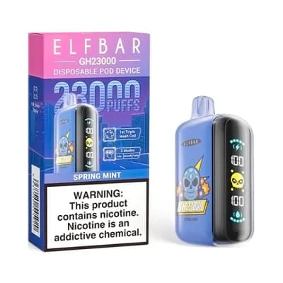 Vaper Descartavel Elfbar GH23000 Spring Mint 23000 Puffs