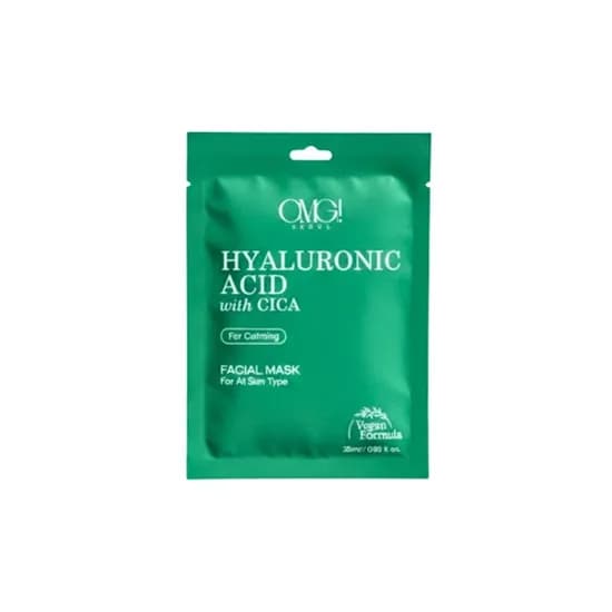 Máscara Facial Omg! Seoul Hyaluronic Acid With Cica 25G
